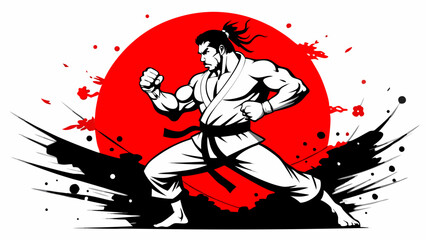 Martial Arts Warriors – Red Sun Combat Illustrations