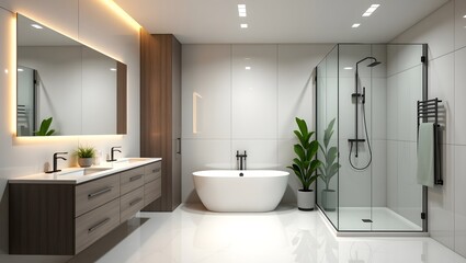 modern bathroom interior