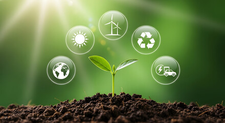 Sustainable Growth and Good Energy Concept