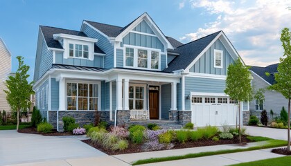 Fototapeta premium Suburban home exterior (1)