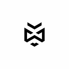 abstract initial letter . Monogram logo design, icon for luxury, elegant and random business Vector	