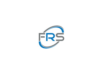 Letter FRS logo design vector icon template