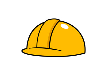 Cartoon Safety Hat Vector Illustration