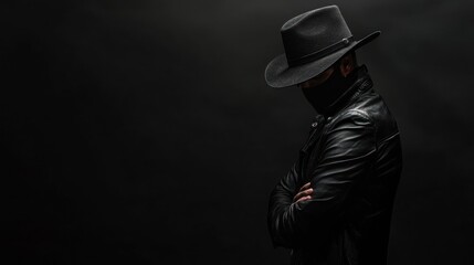 A black-hat hacker operating from an unknown location with illegal hacking tools