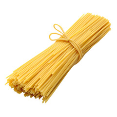 italian spaghetti isolated on a white background