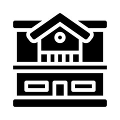mansion glyph icon