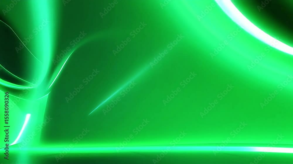 Poster Abstract Green Light Patterns in Motion