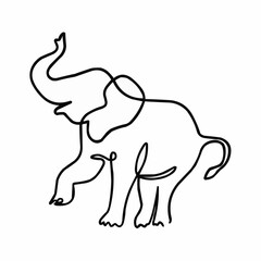 elephant silhouette vector