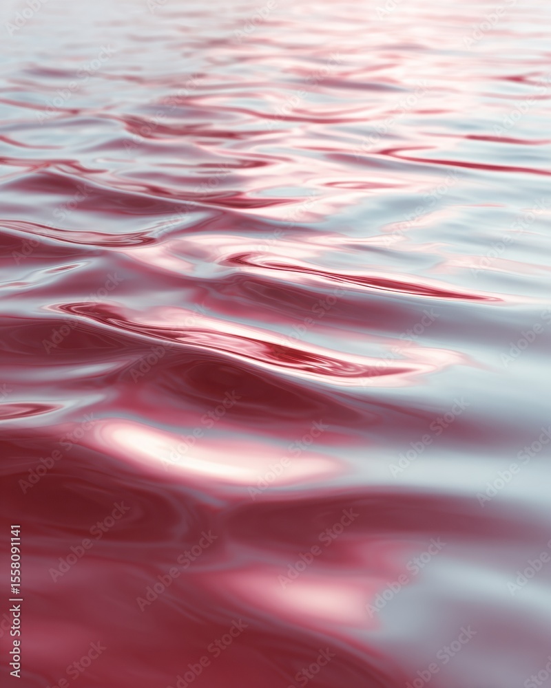Poster tranquil river surface with gentle swirling currents and subtle motion texture for wellness branding