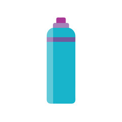 Flat color style and minimalist of a kawaii water Vector illustration