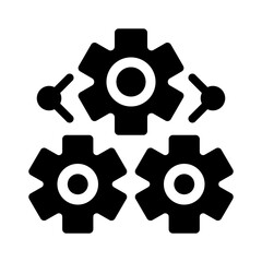 gear glyph icon
