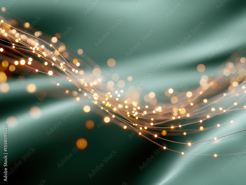 Aufkleber Quantum Analytics Visual Showing High-Speed Digital Data Flow and Interconnected Circuits for Tech Innovation and Advanced Network Connectivity