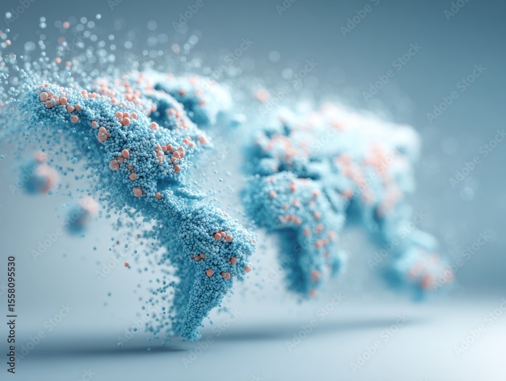 Poster Digital Visualization of Global Viral Outbreaks on Precaution Map Highlighting Contagion Zones for Public Health and Pandemic Prevention Awareness