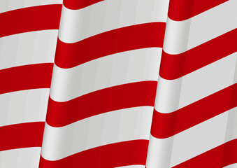 red and white stripes indonesia flag background vector