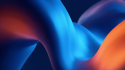 Abstract Flowing Colors in a Dynamic Video