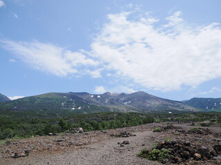 十勝岳望岳台からの景色