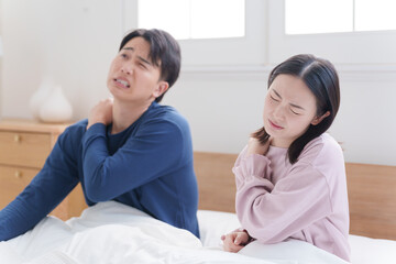 睡眠後も疲労がある夫婦
