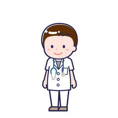 半袖医師／ななめ／男性 09