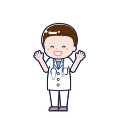 半袖医師／ななめ／男性 11