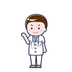 半袖医師／ななめ／男性 12