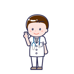 半袖医師／ななめ／男性 14