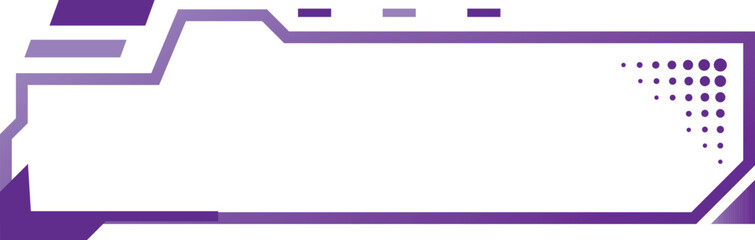 Obraz premium Gaming overlay border frame panel graphic