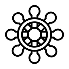 Obraz premium sailor Line Icon