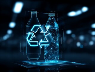 Digital recycling of plastic bottles