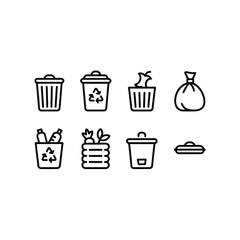 Recycling and Waste Disposal Icons