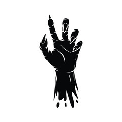 Clawing Hand Silhouette