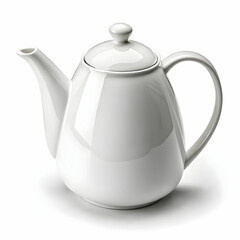 Fototapeta premium A beautifully crafted teapot made from ceramic, ideal for brewing