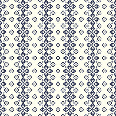 Seamless geometric patterns: a vintage vector illustration set for decorative textile and paper designs