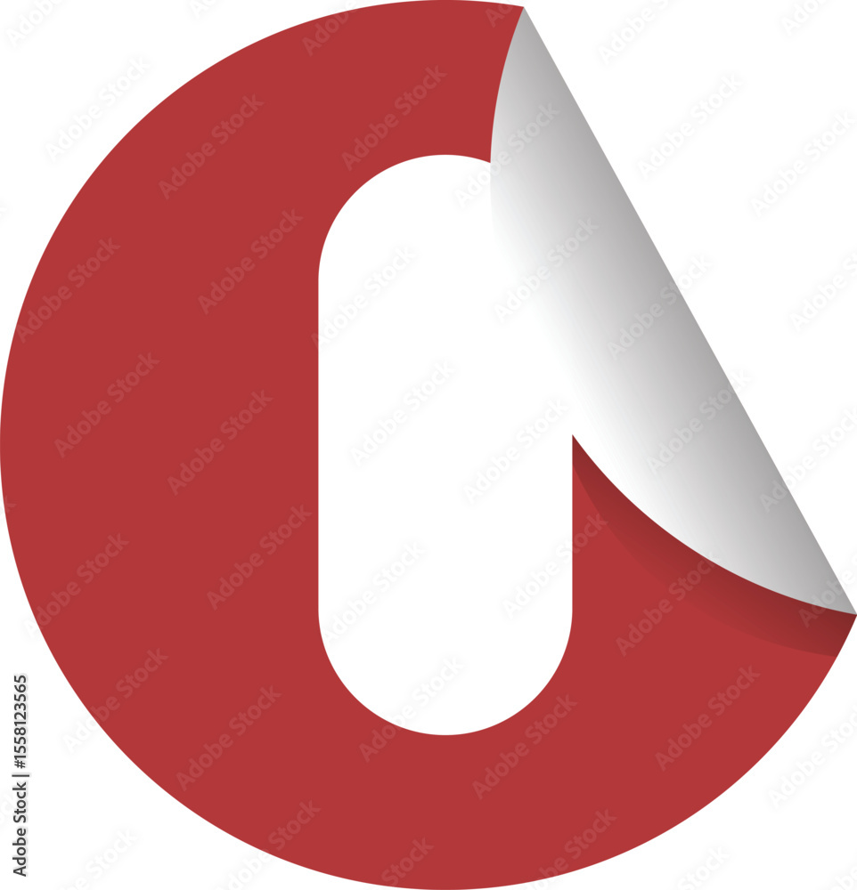 Fototapete abstract initial logotype o template design