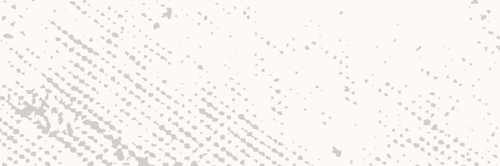 Light cream seamless grain paper texture. Vintage ecru background with dots, speckles, specks, flecks, particles. Craft repeating wallpaper. Natural white grunge surface background. Vector backdrop