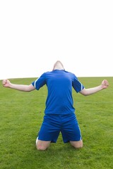 Football player celebrating