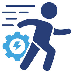 Action Two Color Icon