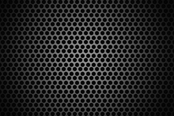Naklejka premium background of black metal texture