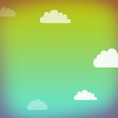 Illustration of cloud computing concept