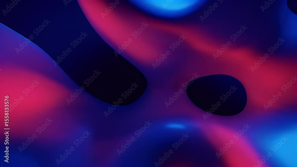Poster Abstract Flowing Colors in a Dynamic Video