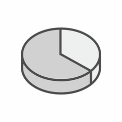 Digital composite of pie diagram