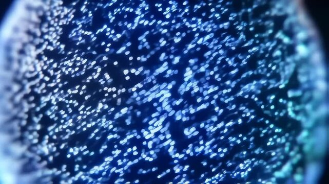 Push-in on pixel cloud texture and detail