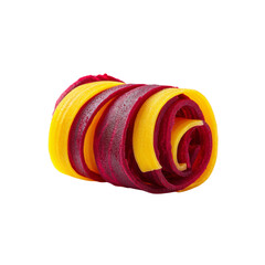 Spiral of Dehydrated Beetroot and Carrot - Healthy Snack Food