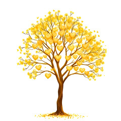 "Seasonal Tree Vector – Decorative Nature Illustration with Leaves and Branches"









