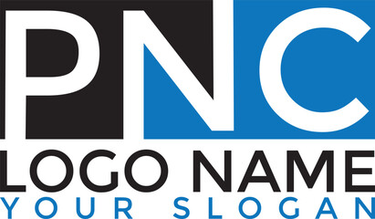 PNC blak and blue text logo,