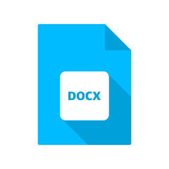 docx vector file icon on transparent background