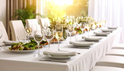 Catered meals for business meetings.