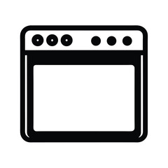 Black Web Browser Window Icon Vector Illustration