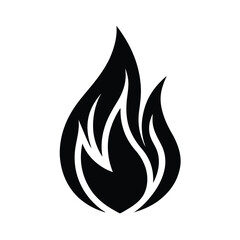 Flame Icon Vector Illustration