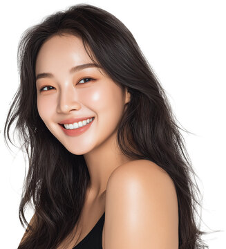 beautiful korean woman model for cosmetic