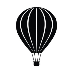 Fototapeta premium Hot Air Balloon Icon Vector Illustration